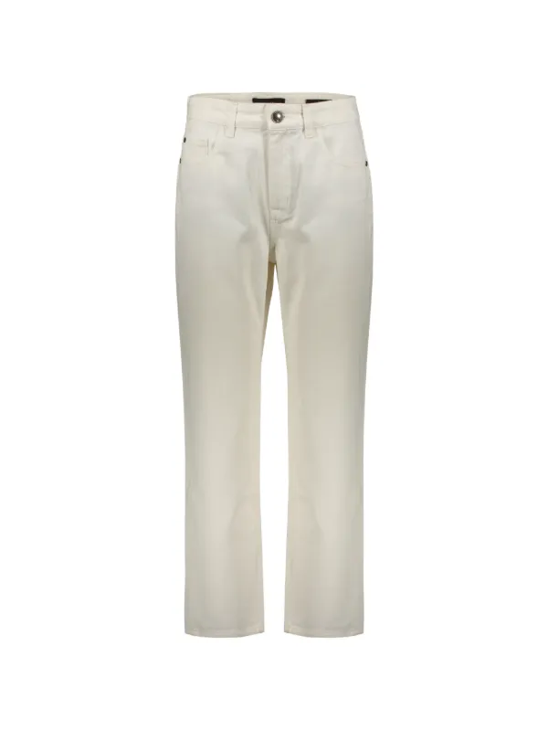 Moorer Straight-leg Five-pocket Jeans in White