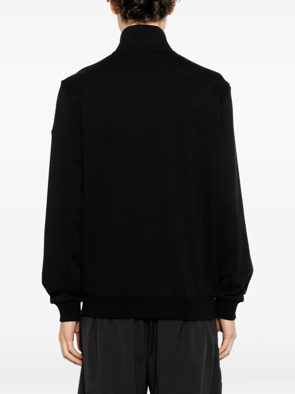 Moncler Jack met geborduurd logo Zwart