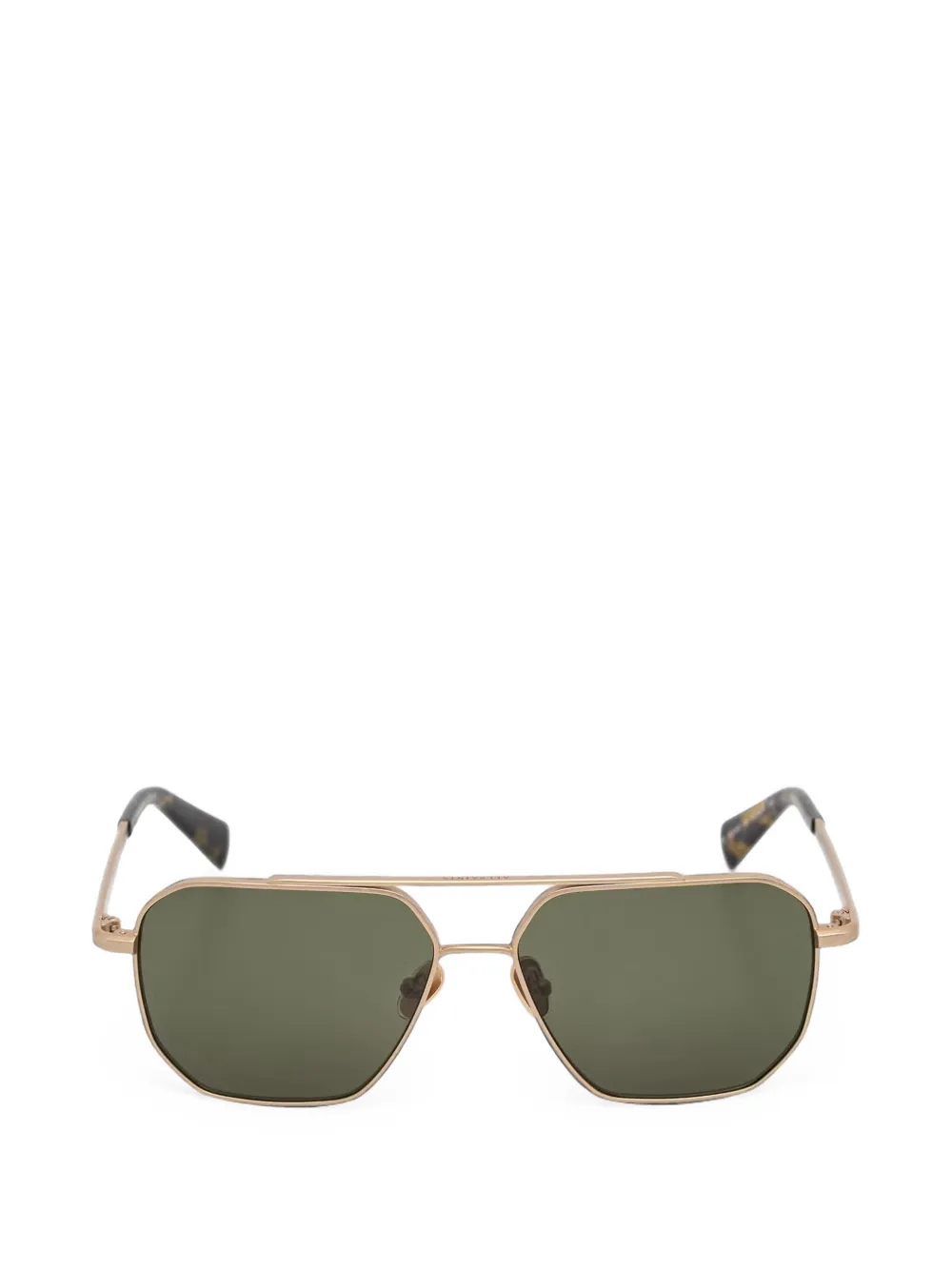 AllSaints geometric-frame sunglasses - Oro