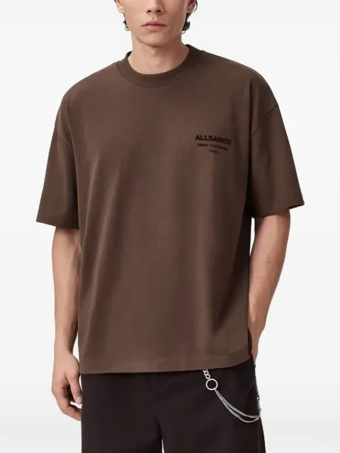 AllSaints logo-print crew-neck T-shirt