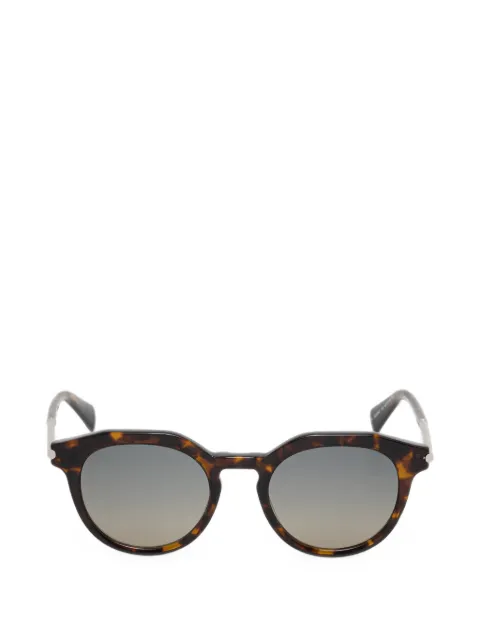 AllSaints Van tortoiseshell-effect geometric-frame sunglasses