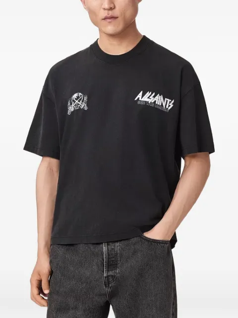 AllSaints logo-print cotton T-shirt