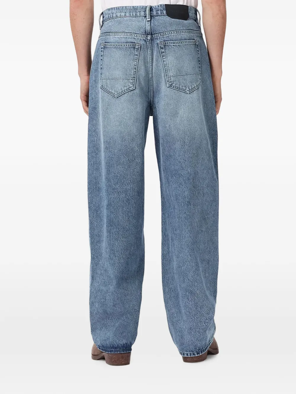 AllSaints Jeans met vervaagd-effect Blauw