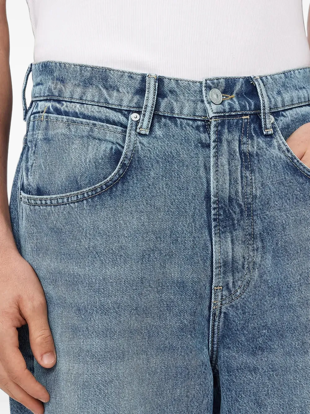 AllSaints Jeans met vervaagd-effect Blauw