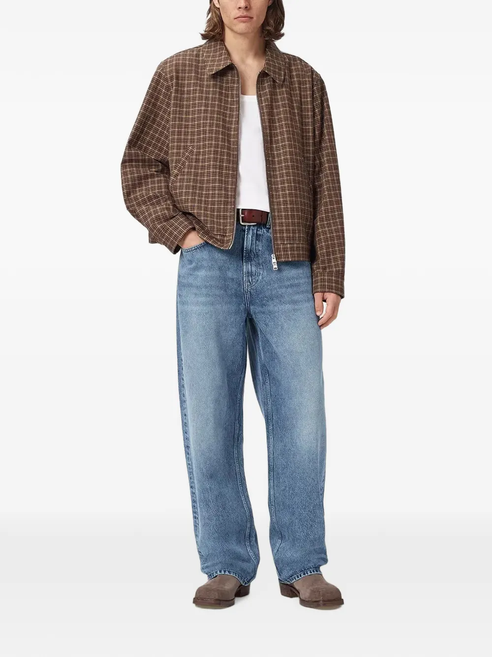 AllSaints Jeans met vervaagd-effect Blauw