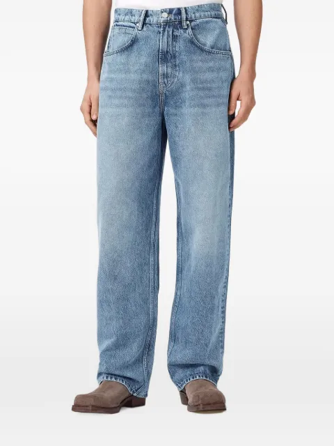 AllSaints faded-effect straight-leg jeans