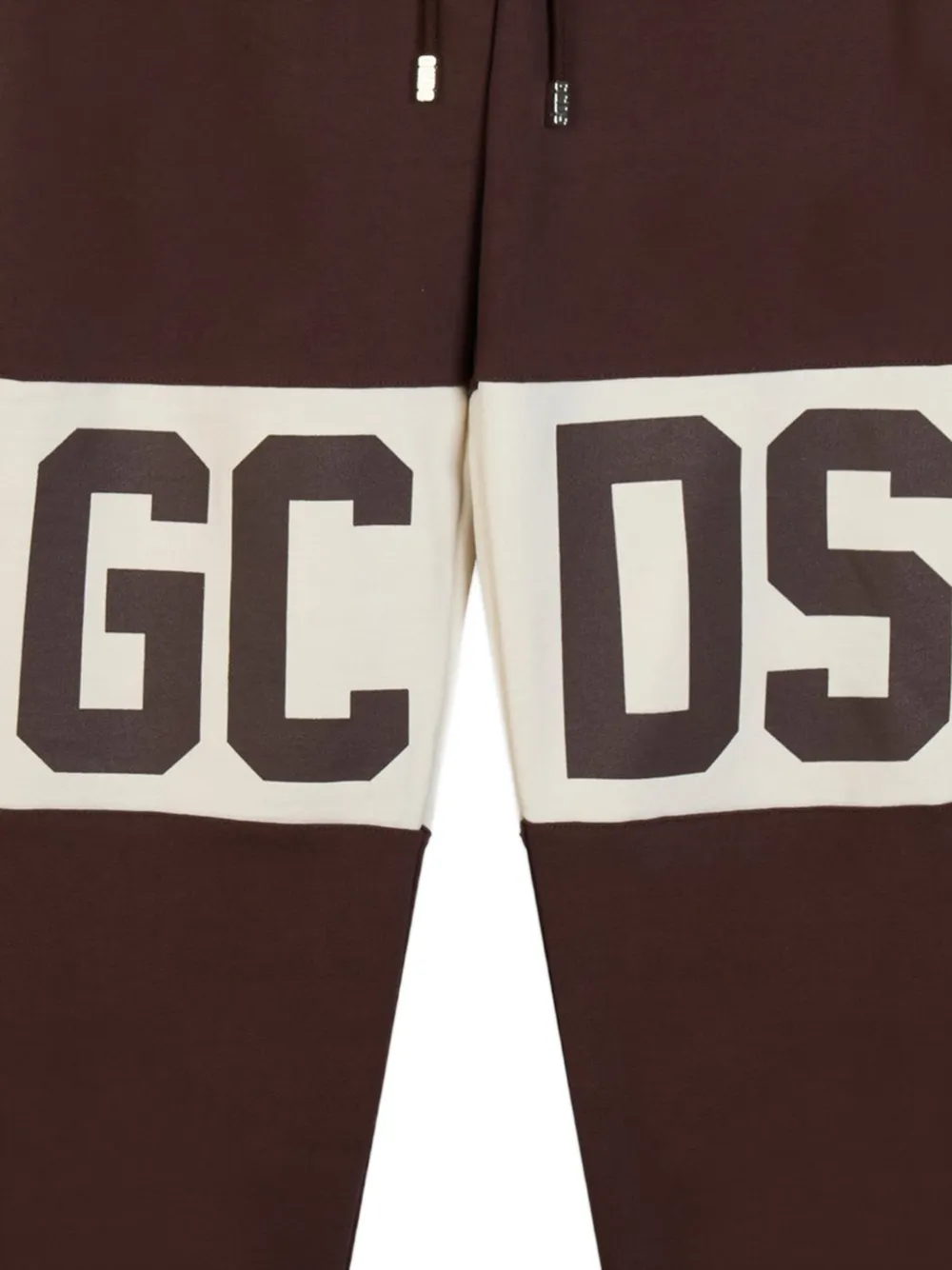 GCDS Trainingsbroek met logoprint Bruin