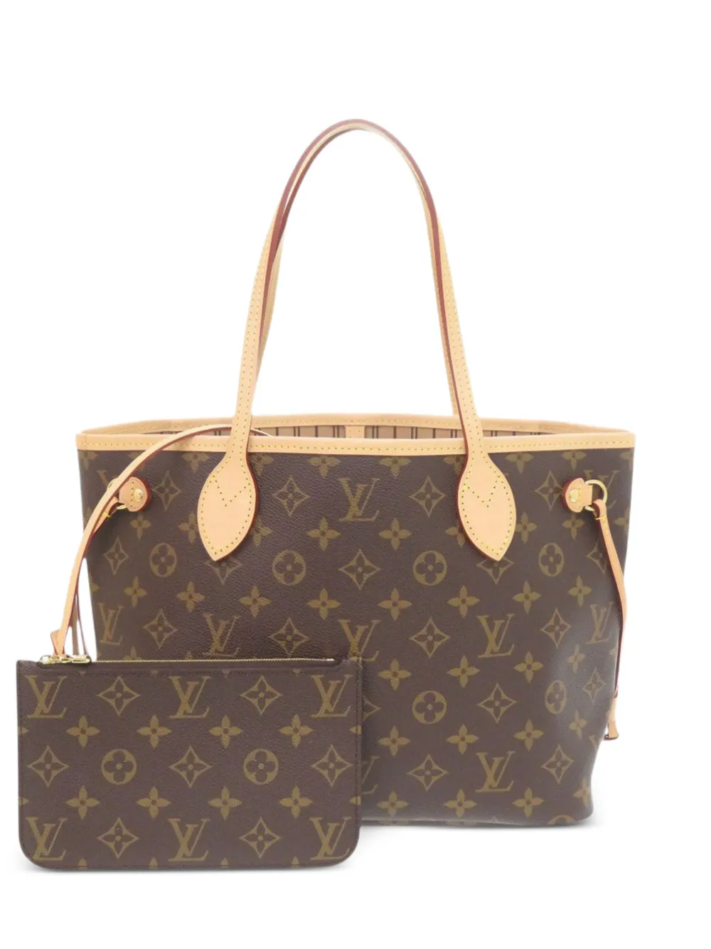 Louis Vuitton Pre-Owned Borsa tote Neverfull PM con monogramma 2021-2026 - Marrone
