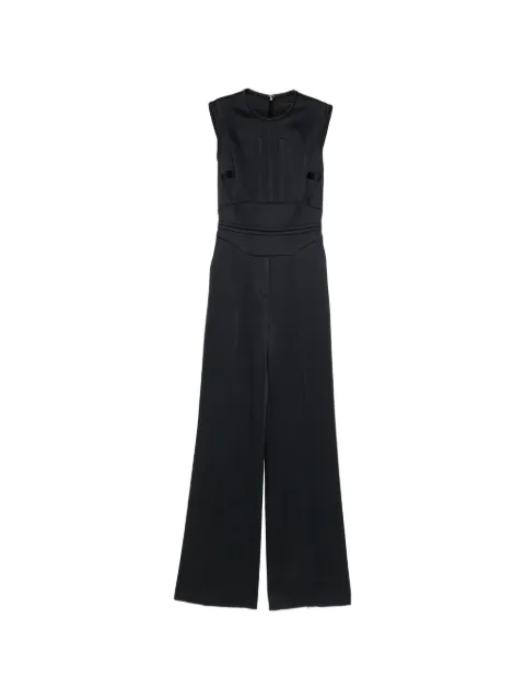 Elie Saab mono sin mangas con acabado satinado