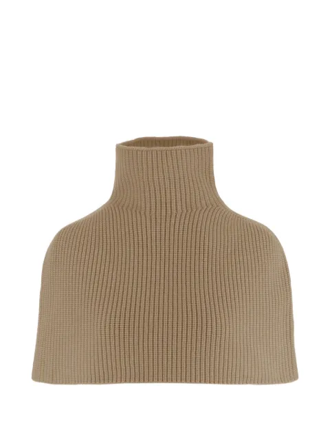SA SU PHI ribbed-knit roll-neck cape