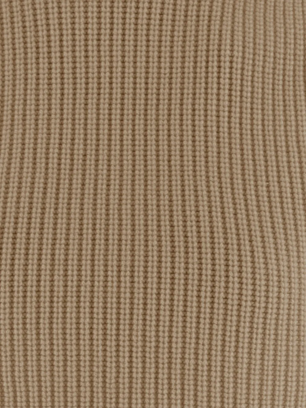 SA SU PHI Ribgebreide top met col Beige