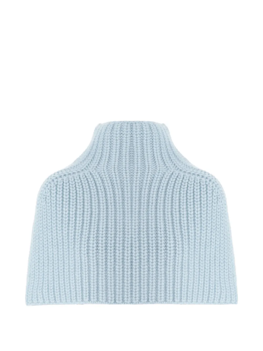 SA SU PHI ribbed-knit cashmere cape - Blau