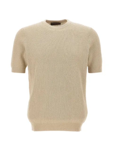 Filippo De Laurentiis interwoven-pattern cotton sweater
