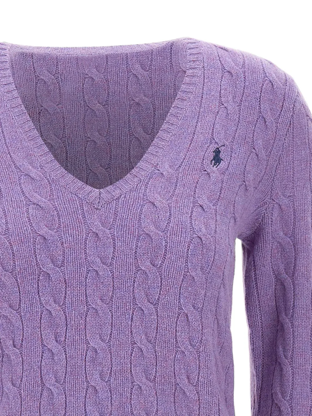 Polo Ralph Lauren Trui met geborduurd logo Paars