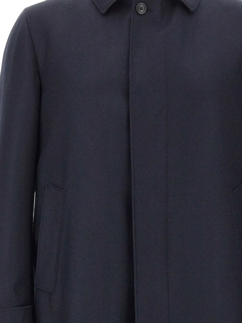 Tagliatore Alton jas met verborgen knoop Blauw