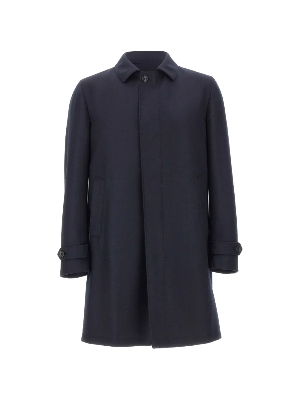 Tagliatore Alton concealed-button coat - Blau