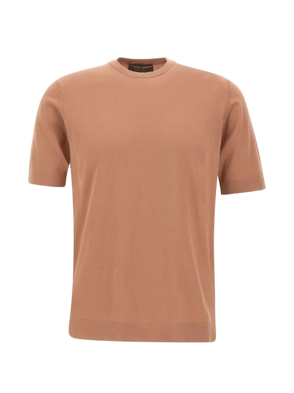 Filippo De Laurentiis T-Shirt mit Schlitz - Nude