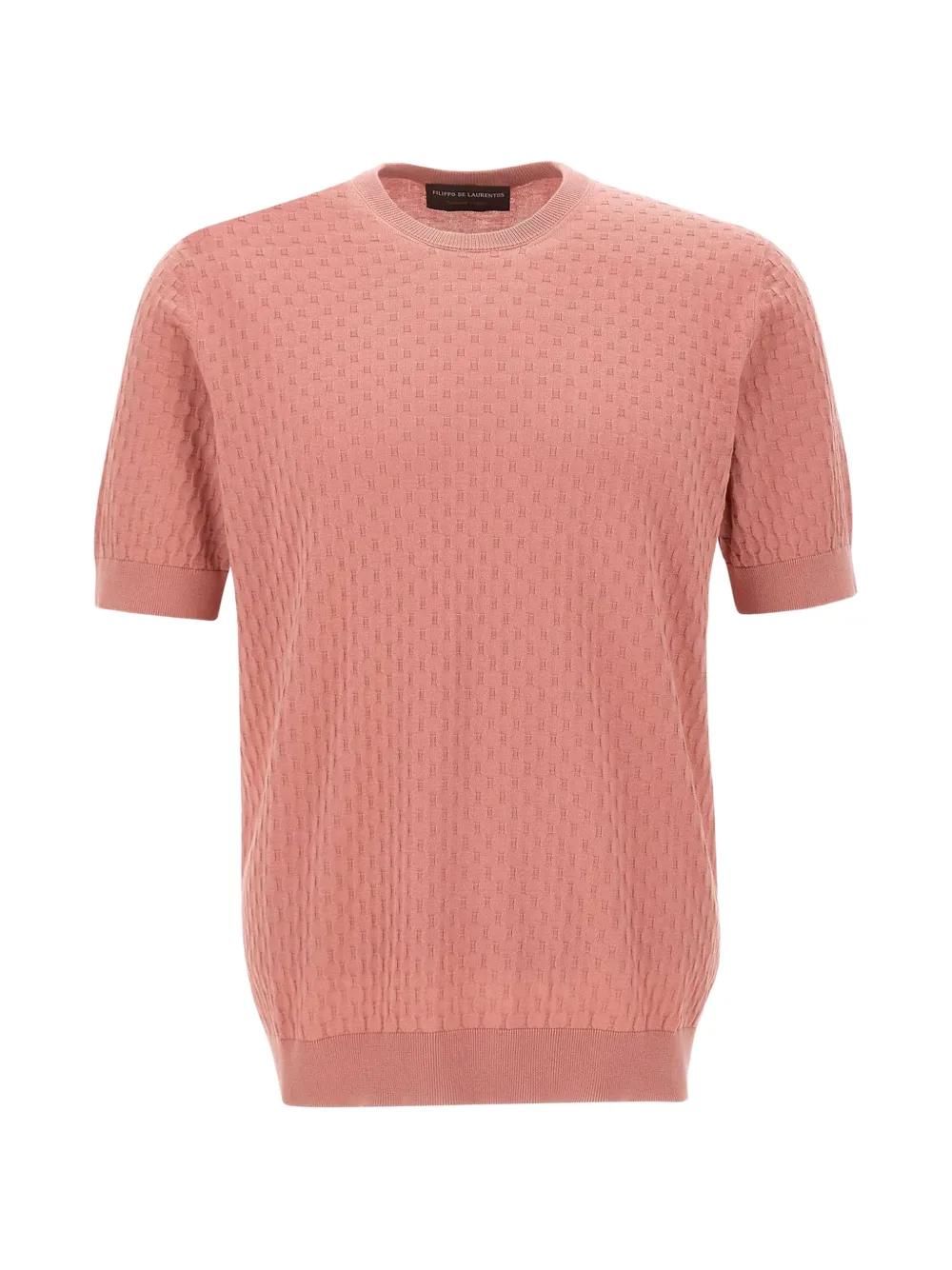 Filippo De Laurentiis links-stitch short-sleeve T-shirt - Rosa