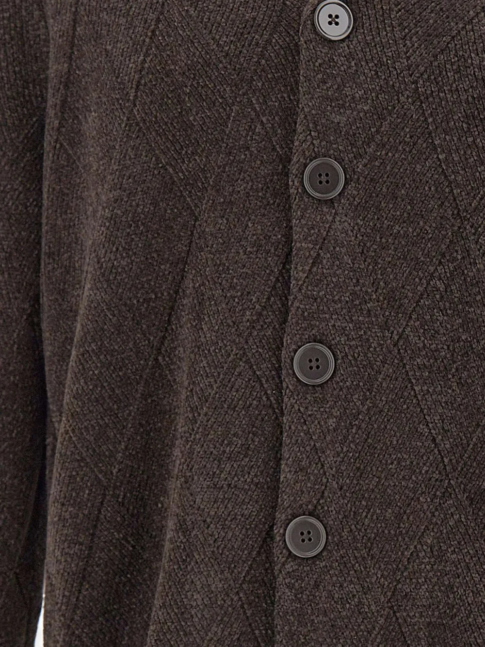 Emporio Armani Vest met textuur Bruin