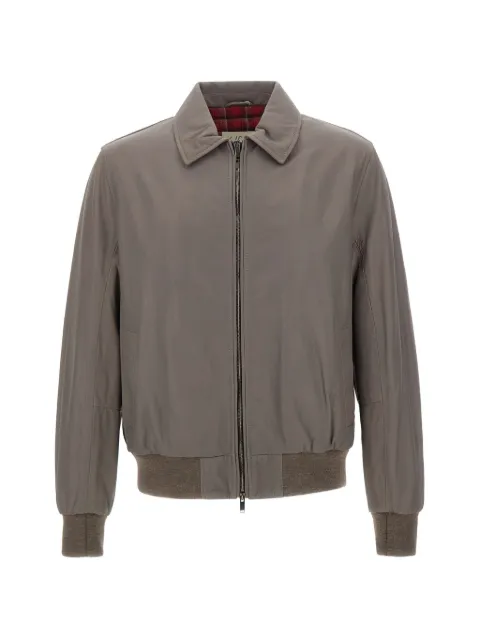 VOLFAGLI Angioino zip-up leather jacket