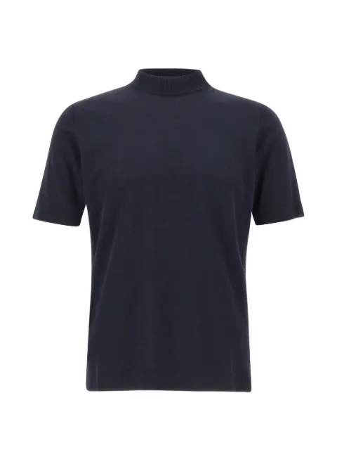 Filippo De Laurentiis mock-neck fine-knit top