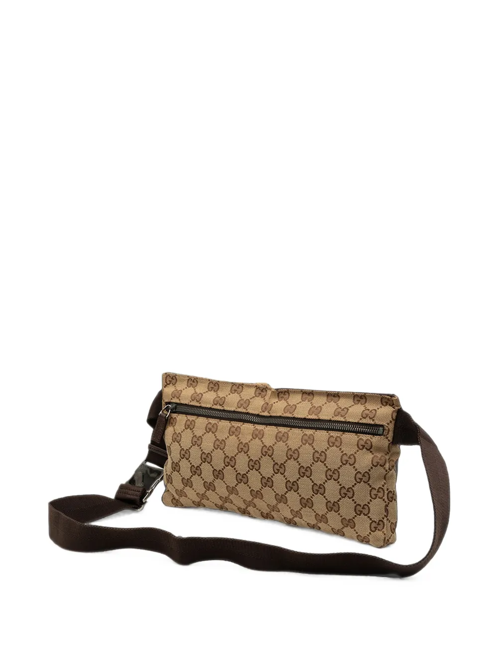 Gucci Pre-Owned 2000-2015 GG Canvas Double Pocket heuptas Beige