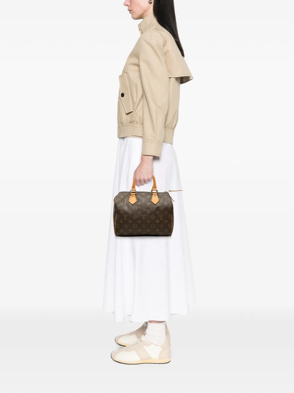 Louis Vuitton Pre-Owned 2002 Monogram Speedy 25 boston bag - Braun