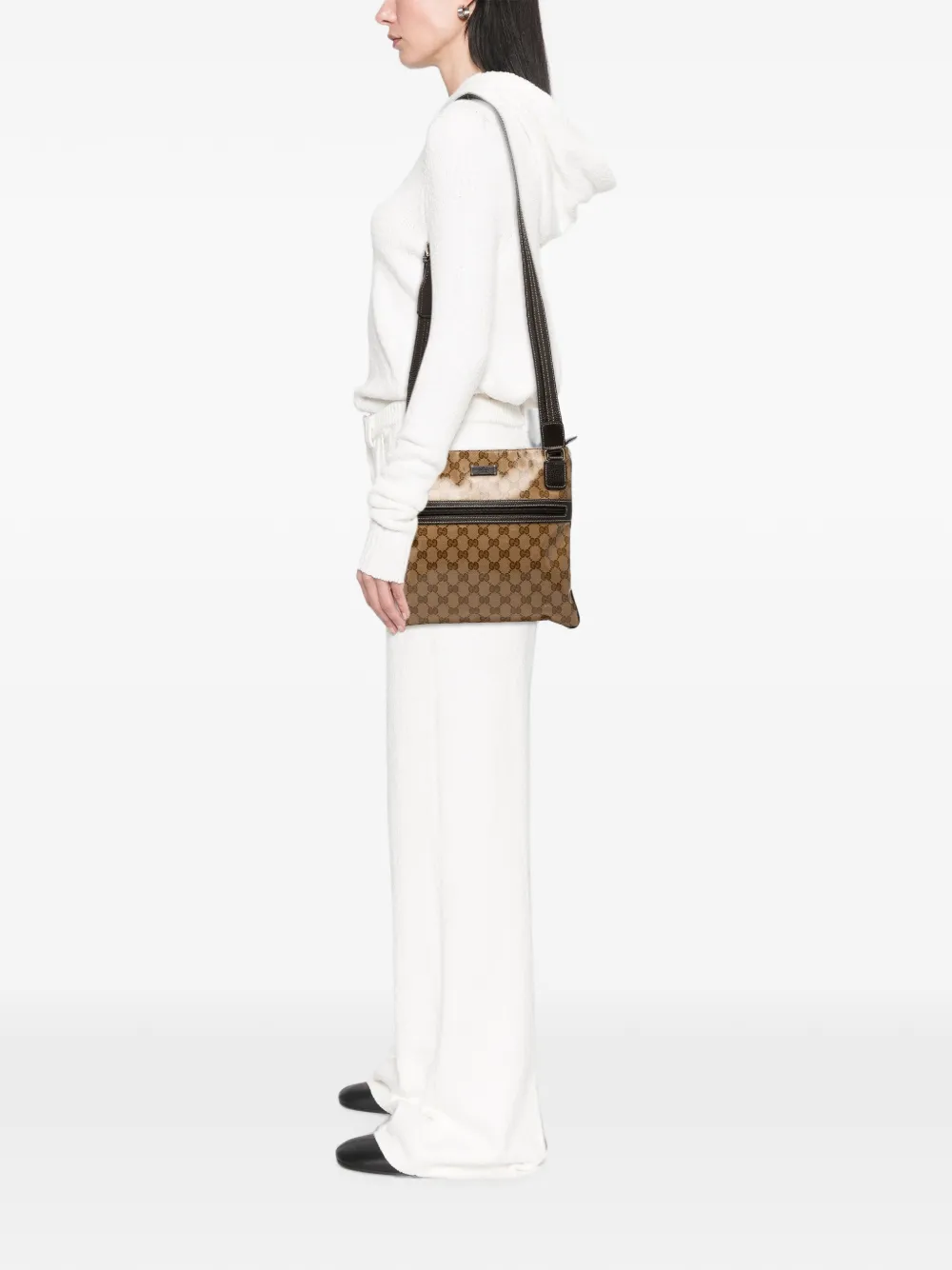Gucci Pre-Owned 2000-2015 GG Crystal crossbody bag - Nude