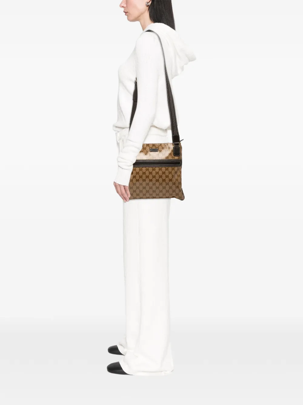 Gucci Pre-Owned 2000-2015 GG Crystal crossbodytas Beige