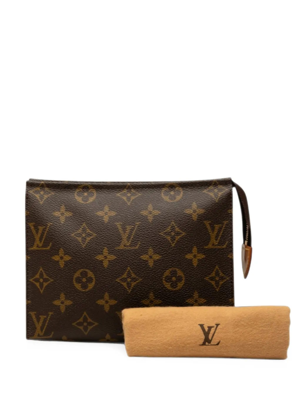 Louis Vuitton Pre-Owned 2001 Monogram Toiletry Pouch 19 clutch bag - Braun