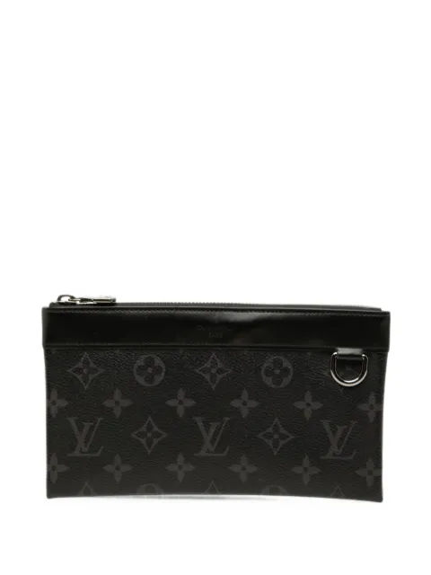 Louis Vuitton Pre-Owned 2020 Monogram Eclipse Pochette Discovery PM clutch bag