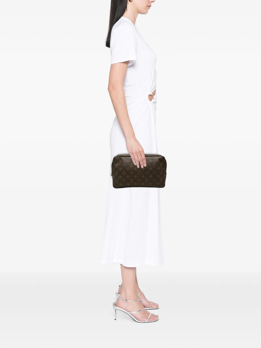 Louis Vuitton Pre-Owned 1986 Monogram Trousse Toilette 28 clutch bag - Braun