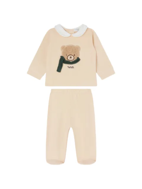 NANAN bear-patch trousers set
