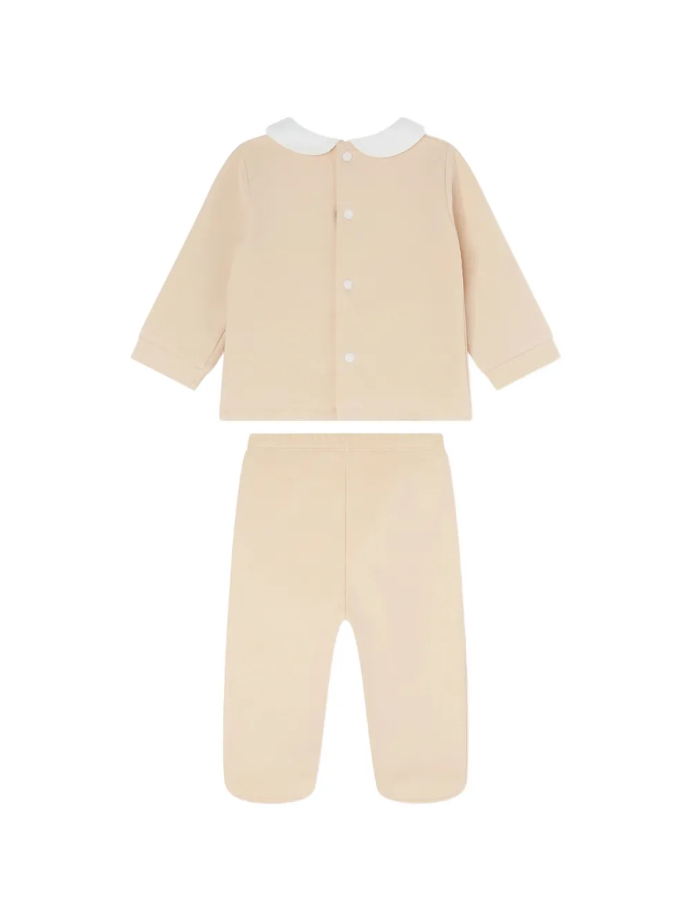 NANAN Broekset met beerpatch Beige