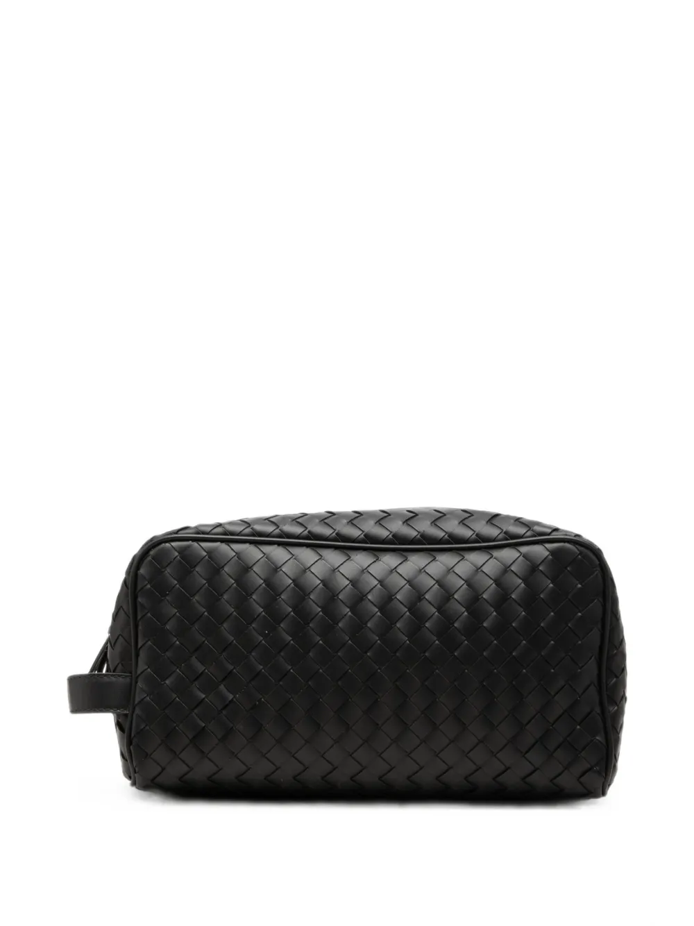Bottega Veneta Pre-Owned Pouch in nappa con design Intrecciato 2012-2026 - Nero