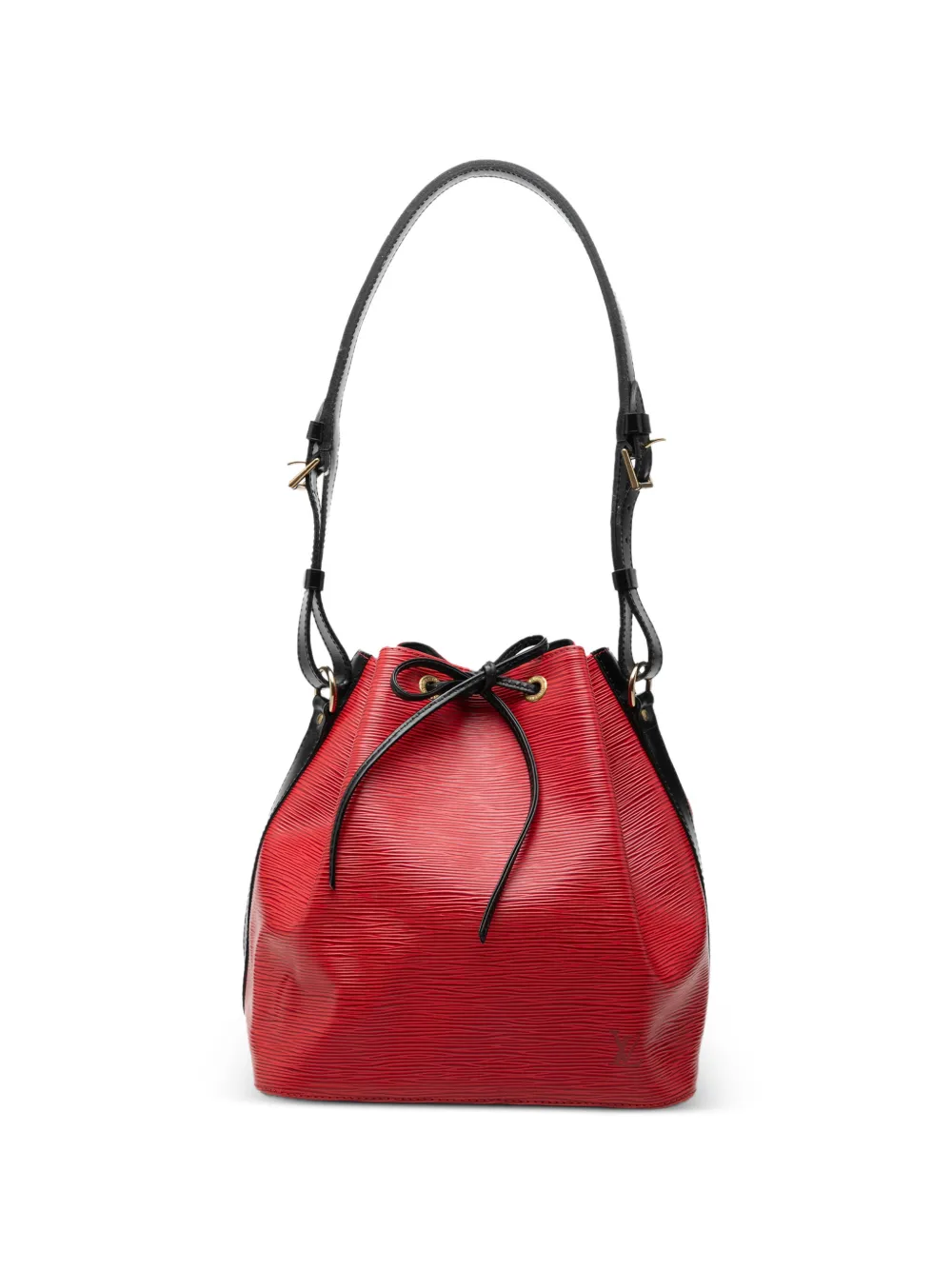 Louis Vuitton Pre-Owned Borsa a secchiello Petit Bicolour Noe in pelle Épi 1994 - Nero