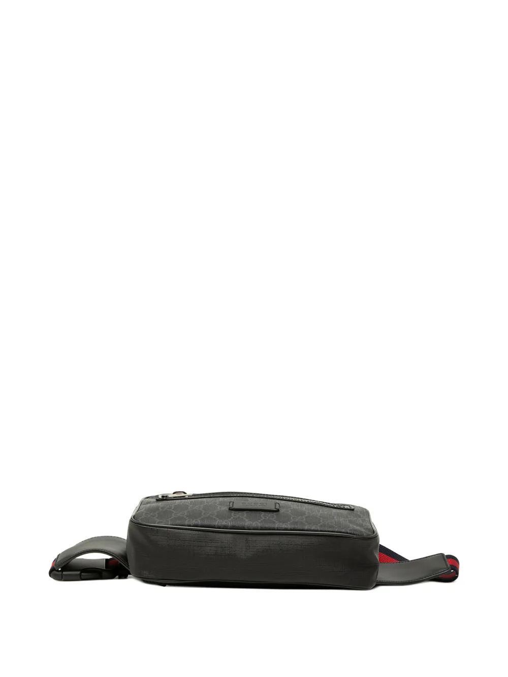 Gucci Pre-Owned 2000-2015 GG Supreme Web heuptas Zwart