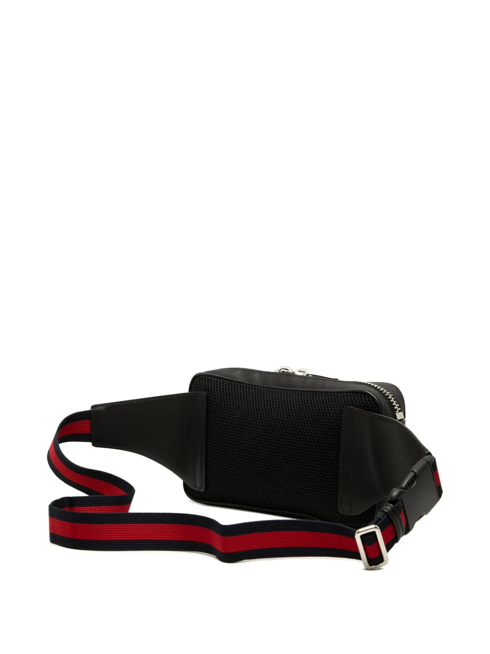 Gucci Pre-Owned 2000-2015 GG Supreme Web heuptas Zwart