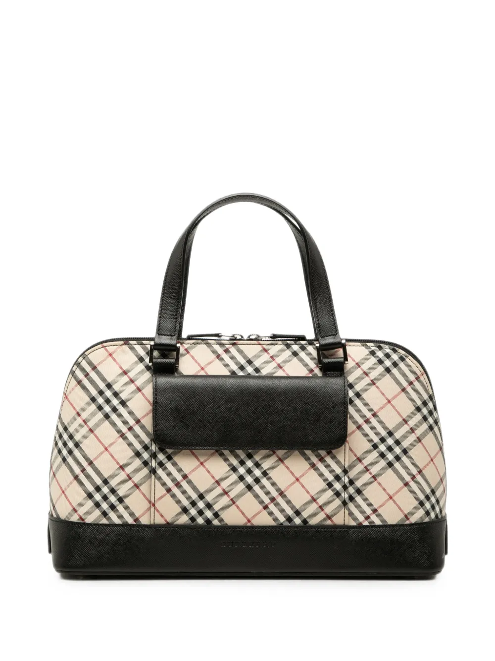 Burberry Pre-Owned 2000-2017 Canvas-Handtasche mit Nova Check - Nude