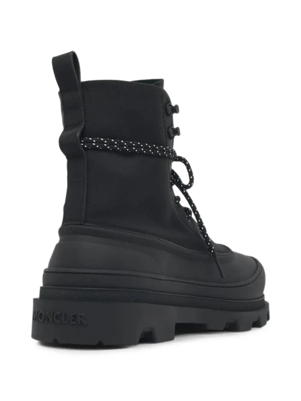 Moncler Vera Sheal logo-patch chunky boots Zwart