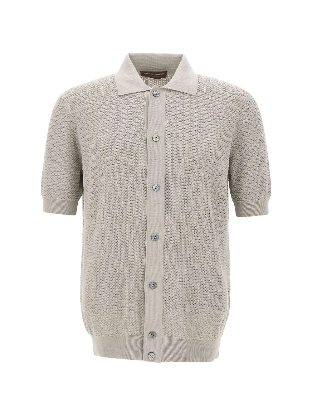 Filippo De Laurentiis Camicia a maniche corte - Grigio