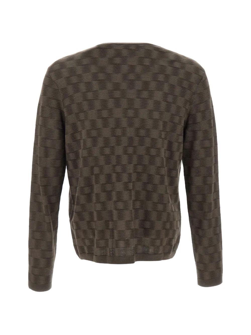 Emporio Armani Trui met ronde hals Bruin