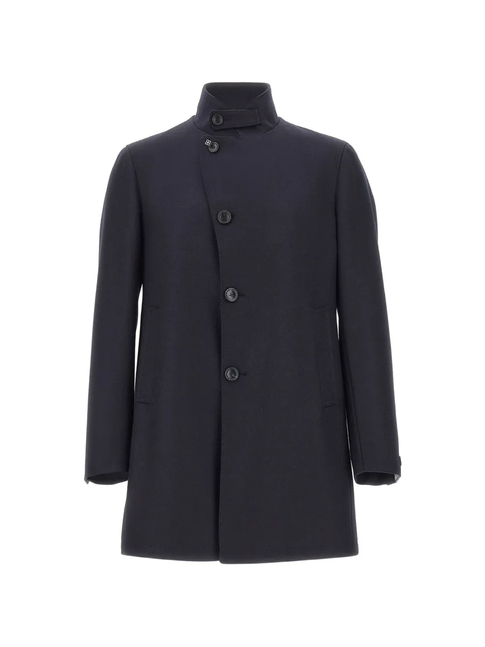 Tagliatore Gordon button-up wool coat - Blu