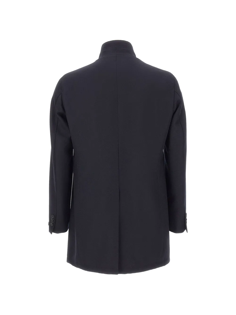 Tagliatore Gordon wollen jas met knopen Blauw