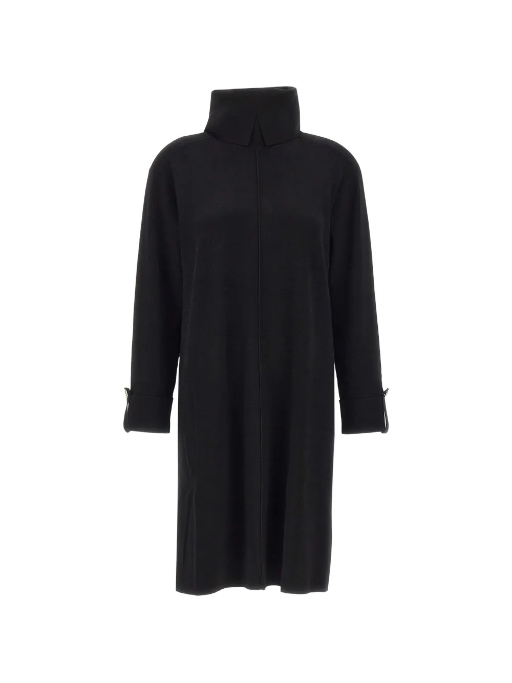 ELENA MIRÒ raised-seam long-sleeve dress