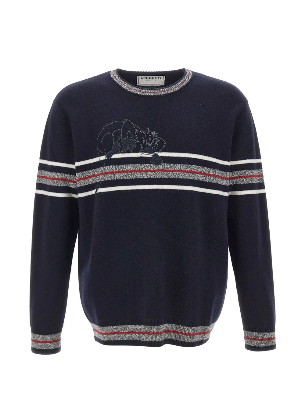 Iceberg Sylvester the Cat striped knit Blauw