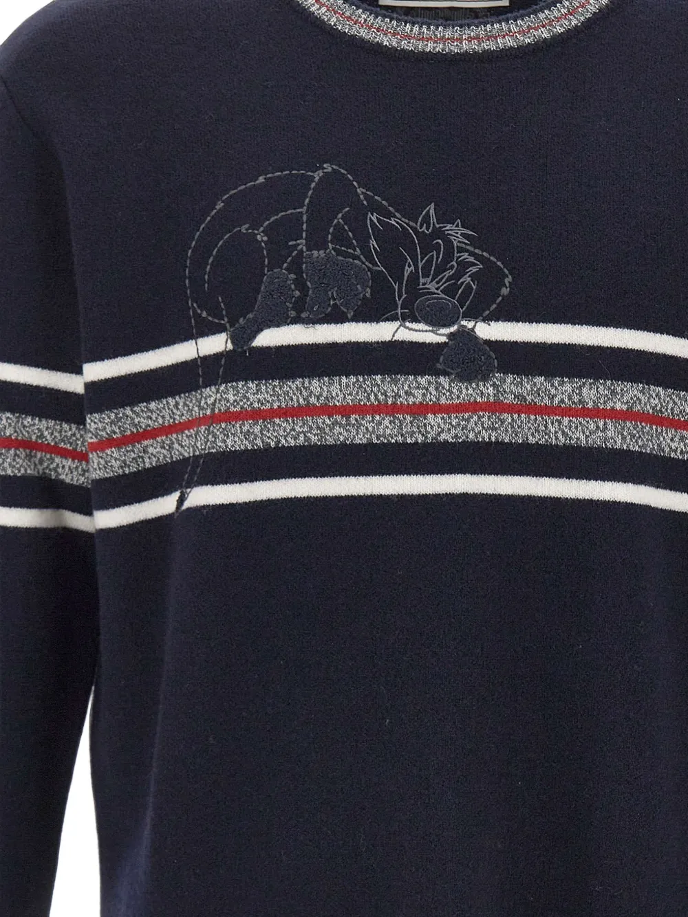 Iceberg Sylvester the Cat striped knit Blauw
