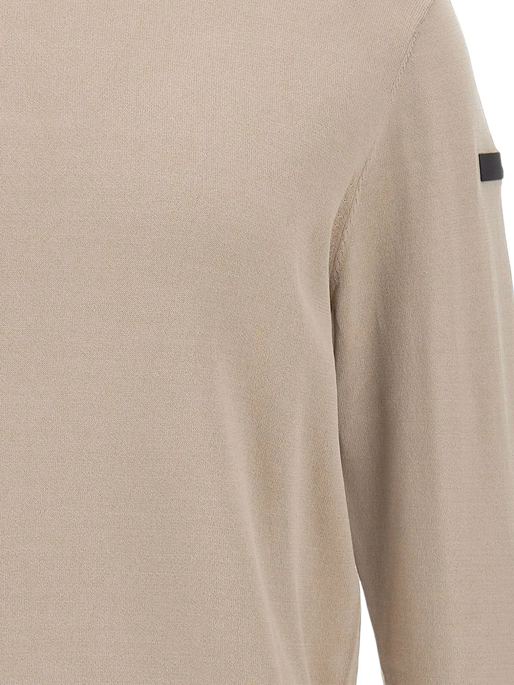 RRD Maxell fijngebreide top met logopatch Beige