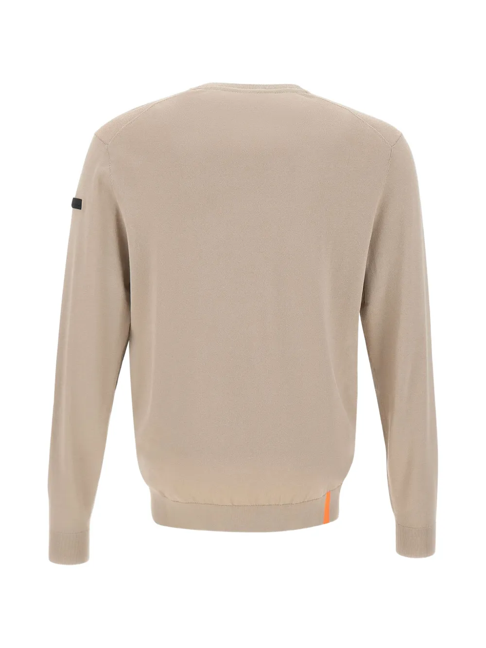 RRD Maxell fijngebreide top met logopatch Beige