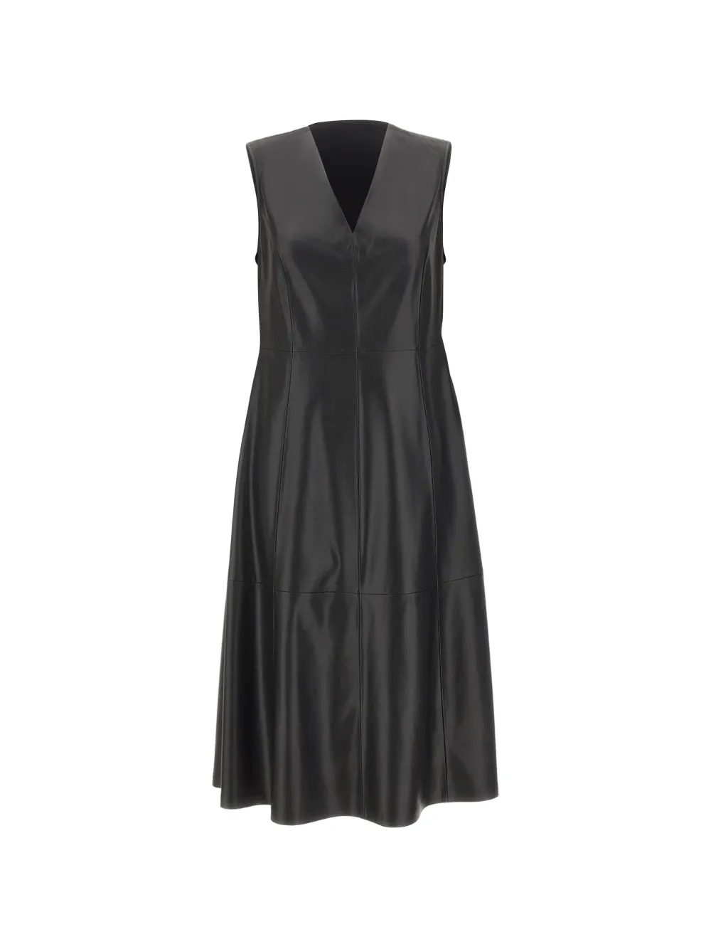 ELENA MIRÒ sleeveless midi dress - Nero